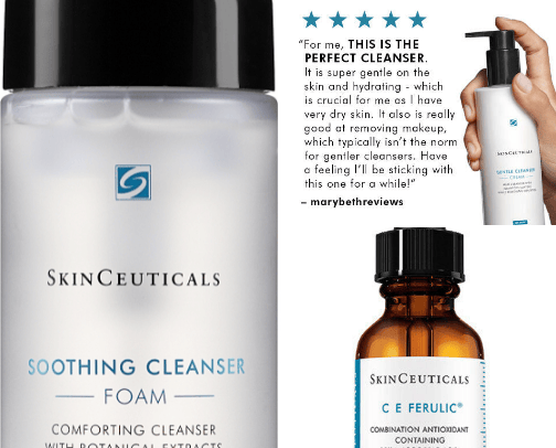 TOP medical grade skincare essentials cover photo collage