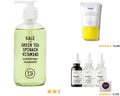 Skin Care cover photo collage
