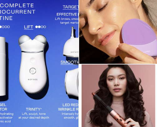 16 skincare devices that actually feel like a whole self-care ritual 🌙✨ cover photo collage