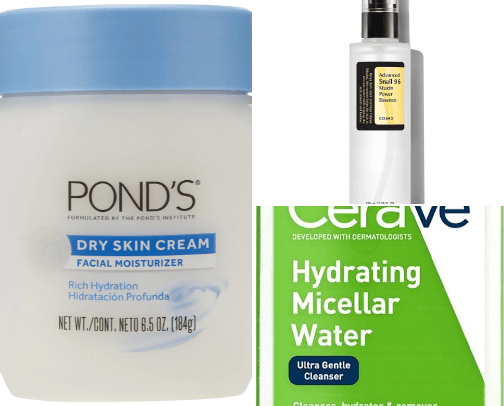 Skincare cover photo collage