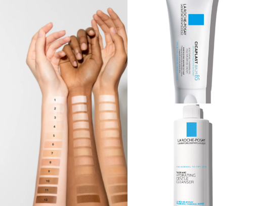 Skincare for dry skin cover photo collage