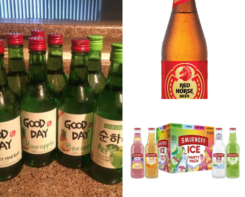 Favorite Drinks(Alcohol/Nonalcoholic) cover photo collage