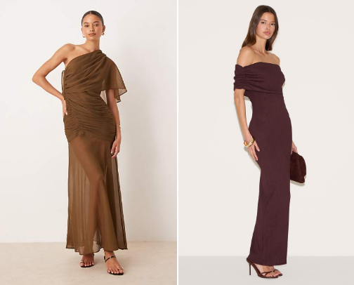 UNDER $100 fall wedding guest dresses 🍂💍 cover photo collage