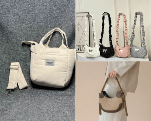 Tas slempang bahu wanita terkini cover photo collage
