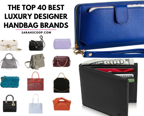 FASHION PURSES, HANDBAGS and WALLETS cover photo collage