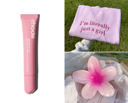 Trendy Pink Essentials🩷 cover photo collage