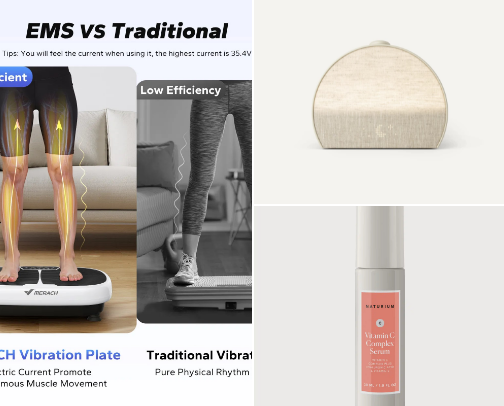 Health and wellness cover photo collage