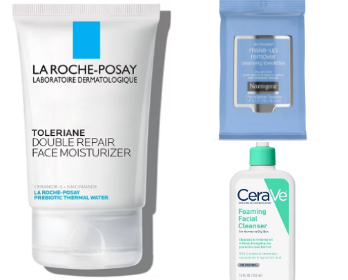 Skin care🫧 cover photo collage