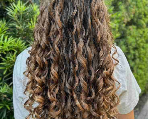 Hair products (curly hair) cover photo collage