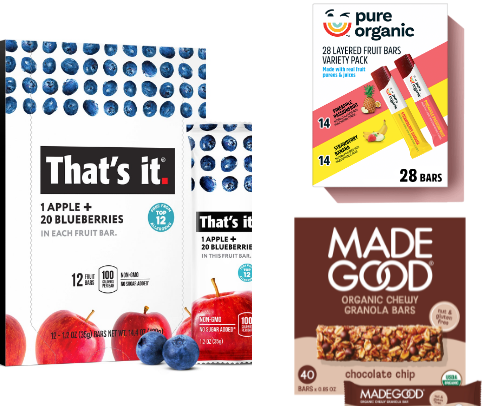 Dye-Free, Healthy Snack Ideas Kids Actually Love cover photo collage