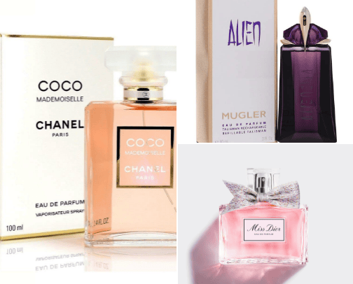 Parfums cover photo collage