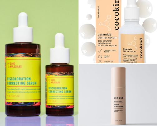 Afforable skincare : Serums cover photo collage