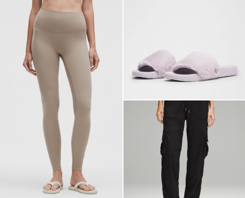 Lulu lemon trending now and sale items! cover photo collage