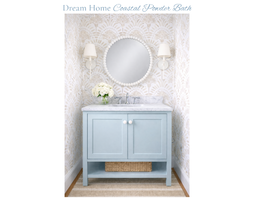 Dream Home | Blue Powder Bath cover photo collage