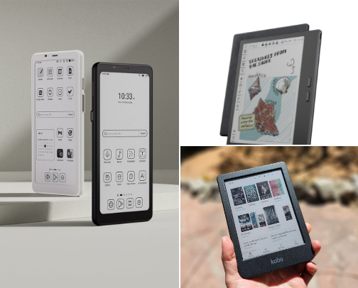 Alternative E-Readers! cover photo collage
