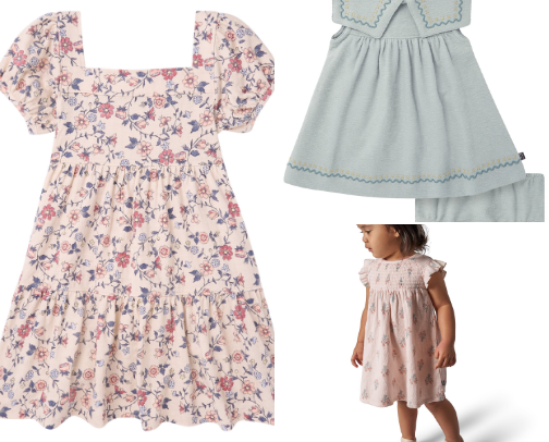 Baby & Toddler outfits cover photo collage