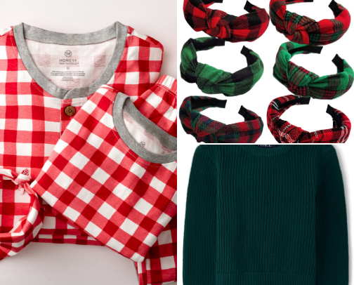 Holiday outfit inspiration cover photo collage