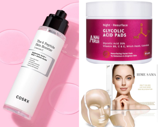 Skincare cover photo collage