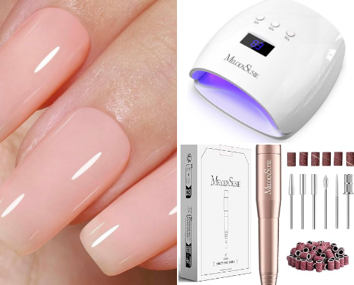 Gel-X Nails at Home Starter Kit! cover photo collage