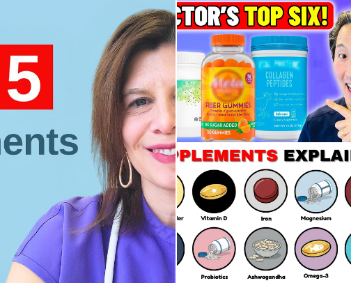 Thrive After 40: Daily Supplement Essentials cover photo collage