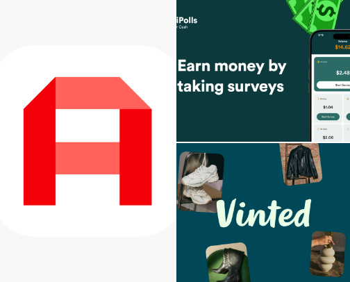side hustles I do to get MONEY cover photo collage