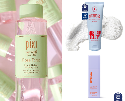 Affordable Everyday Skincare Routine cover photo collage