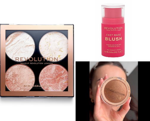 Revolution makeup🎀 cover photo collage