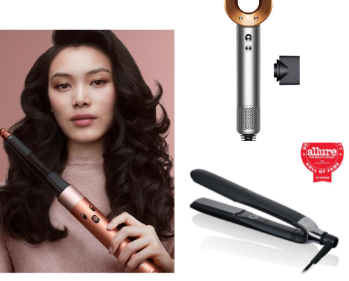 16 hair styling tools and glow-up finds we're all adding to cart rn ✨💅 cover photo collage
