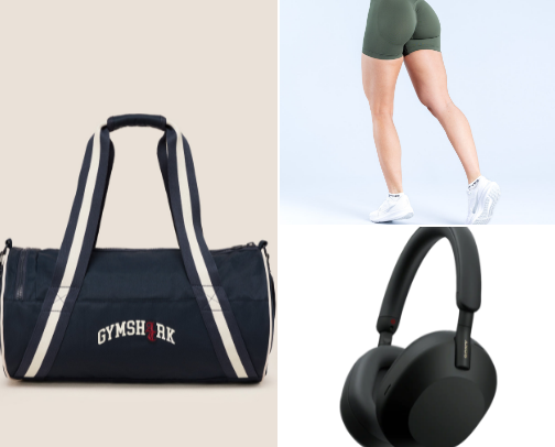 gym girlies essentials 🩷 cover photo collage