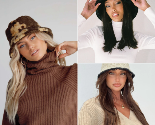 Trendy Winter Hats⚡️ cover photo collage