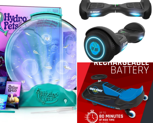 Toys for the bigger kids! The FUN NEVER ENDs! cover photo collage