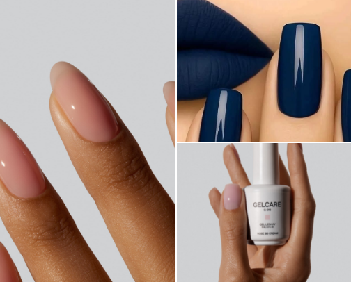 Soft Gel polish and everything you will need to do your nails cover photo collage
