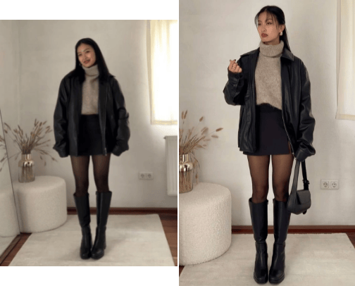 SHEIN winter night out outfit + prices 👯‍♀️ cover photo collage