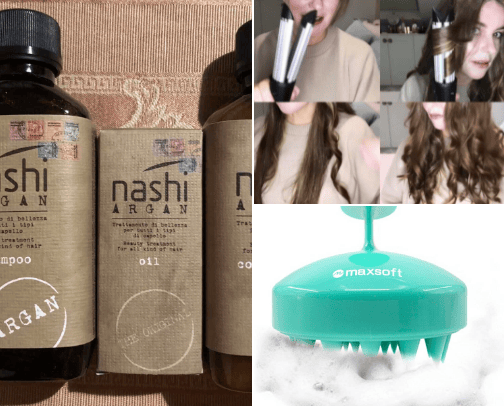 Hair cover photo collage