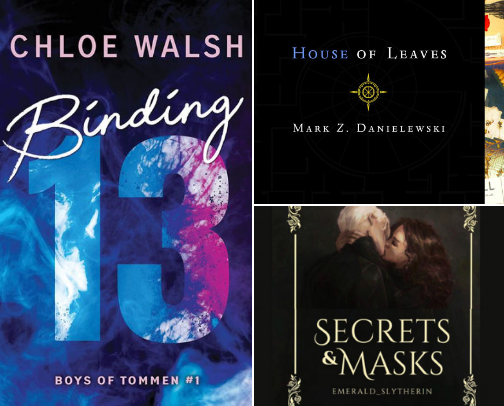 My 6 ⭐️ Book Recs cover photo collage