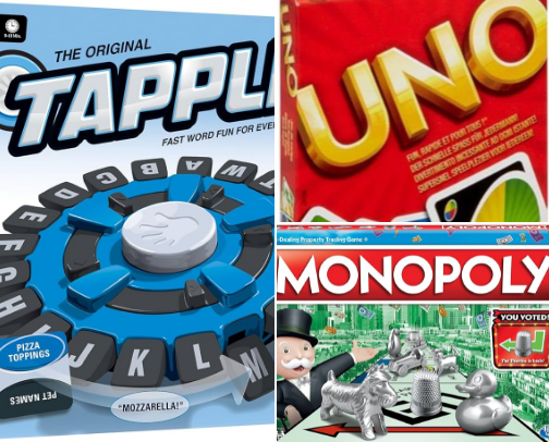 Family Fun Games For Christmas cover photo collage
