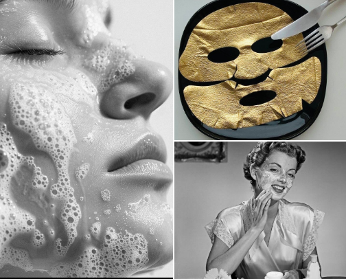 skin care must haves!🧼🫧 cover photo collage