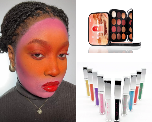 Color Burst Makeup cover photo collage