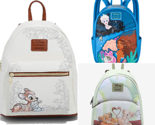 Purses and loungefly bags cover photo collage
