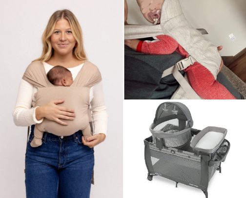 baby registry must-haves 🐻 cover photo collage
