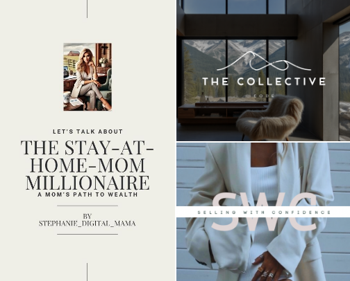 The Stay-at-Home-Mom Millionaire cover photo collage