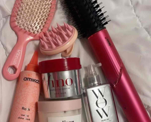 Hair care cover photo collage