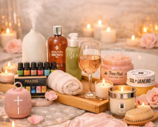 🛁✨MY SPA NIGHTS AT HOME LOOK LIKE THIS ✨🛁 cover photo collage