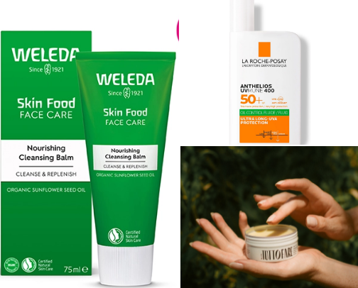 My ride-or-die skincare saves. cover photo collage