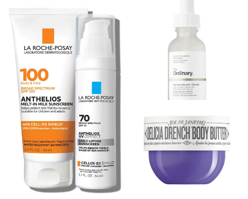 Skin/body care🧴 cover photo collage