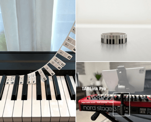 Musical instrument cover photo collage