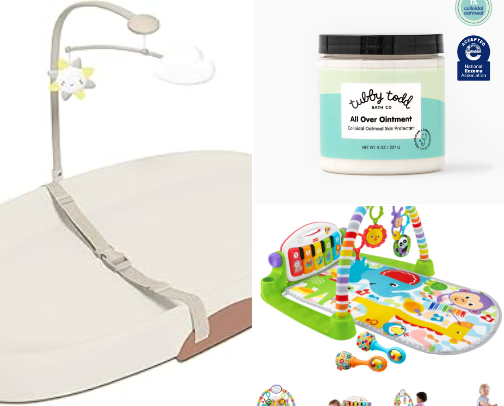 Baby must haves cover photo collage