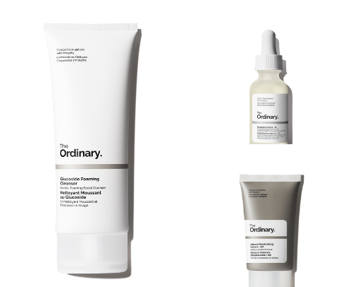 My 4x a week, night time, skin care routine. cover photo collage