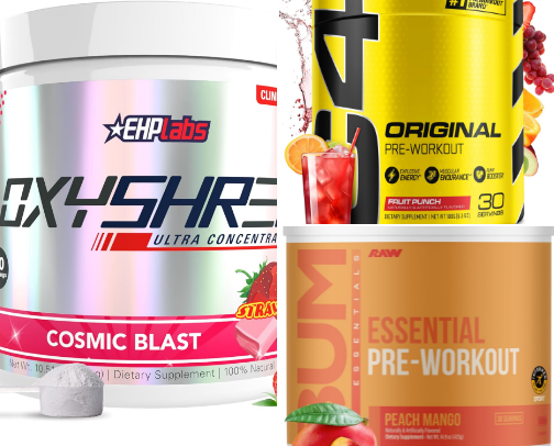 Amazon best selling pre-workout! cover photo collage