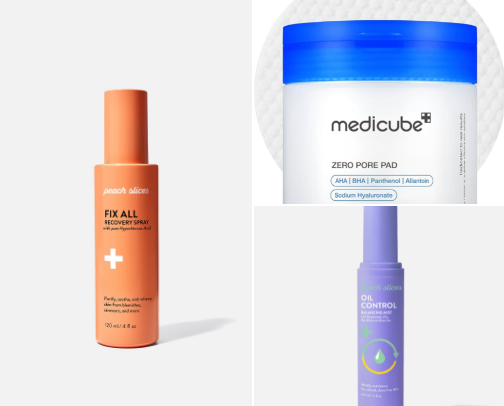 Skincare cover photo collage